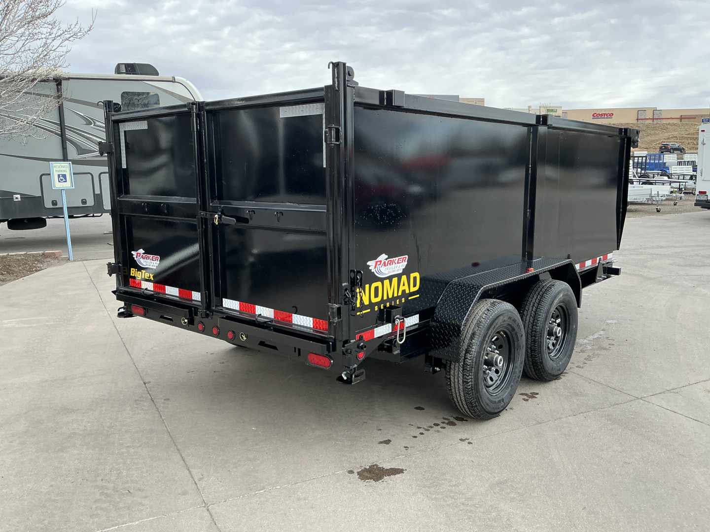 New 2026 Big Tex Trailers 14LX-14C4A-BK Dump Trailer