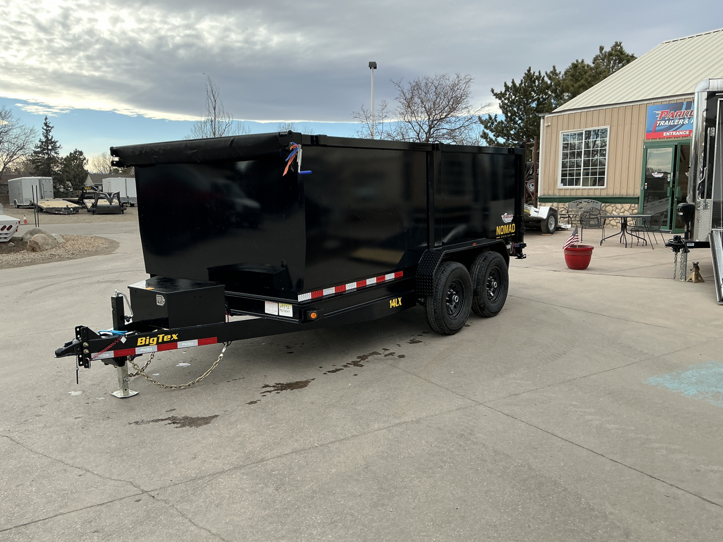 New 2026 Big Tex Trailers 14LX-14C4A-BK Dump Trailer