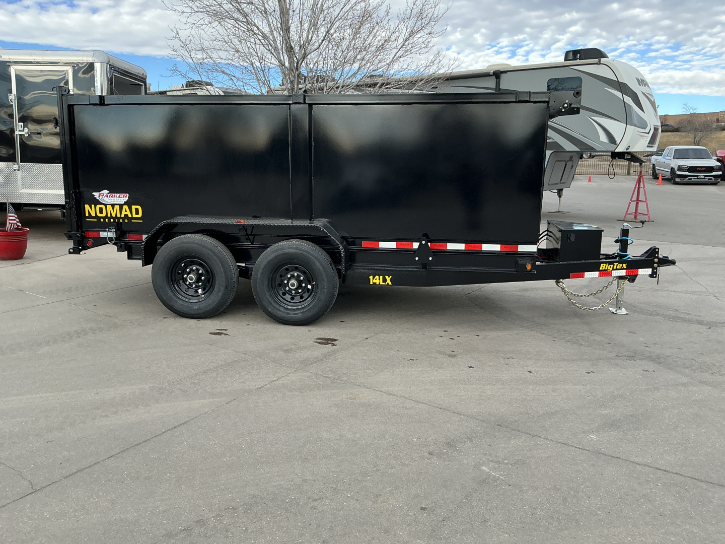New 2026 Big Tex Trailers 14LX-14C4A-BK Dump Trailer