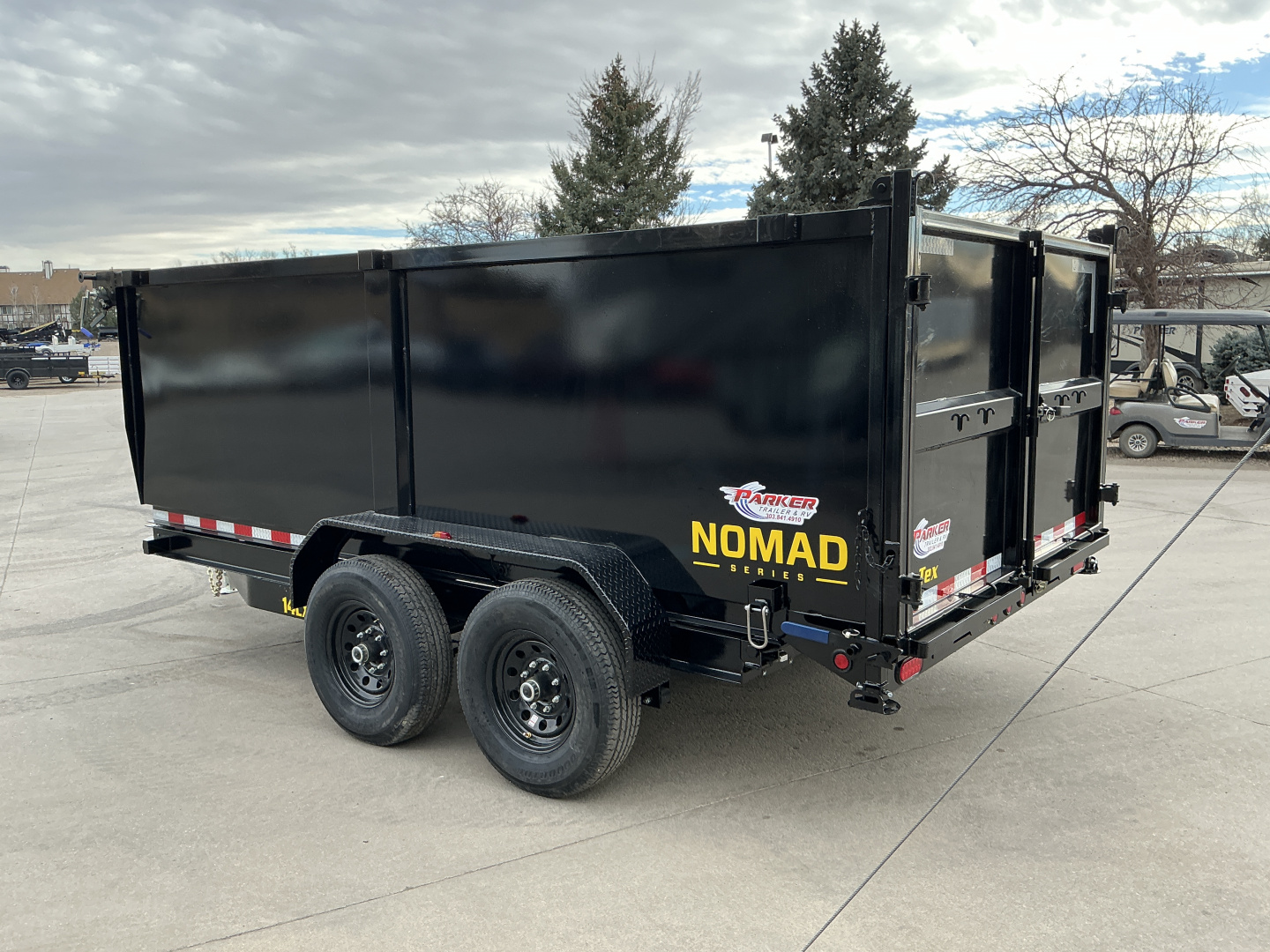 New 2026 Big Tex Trailers 14LX-14C4A-BK Dump Trailer
