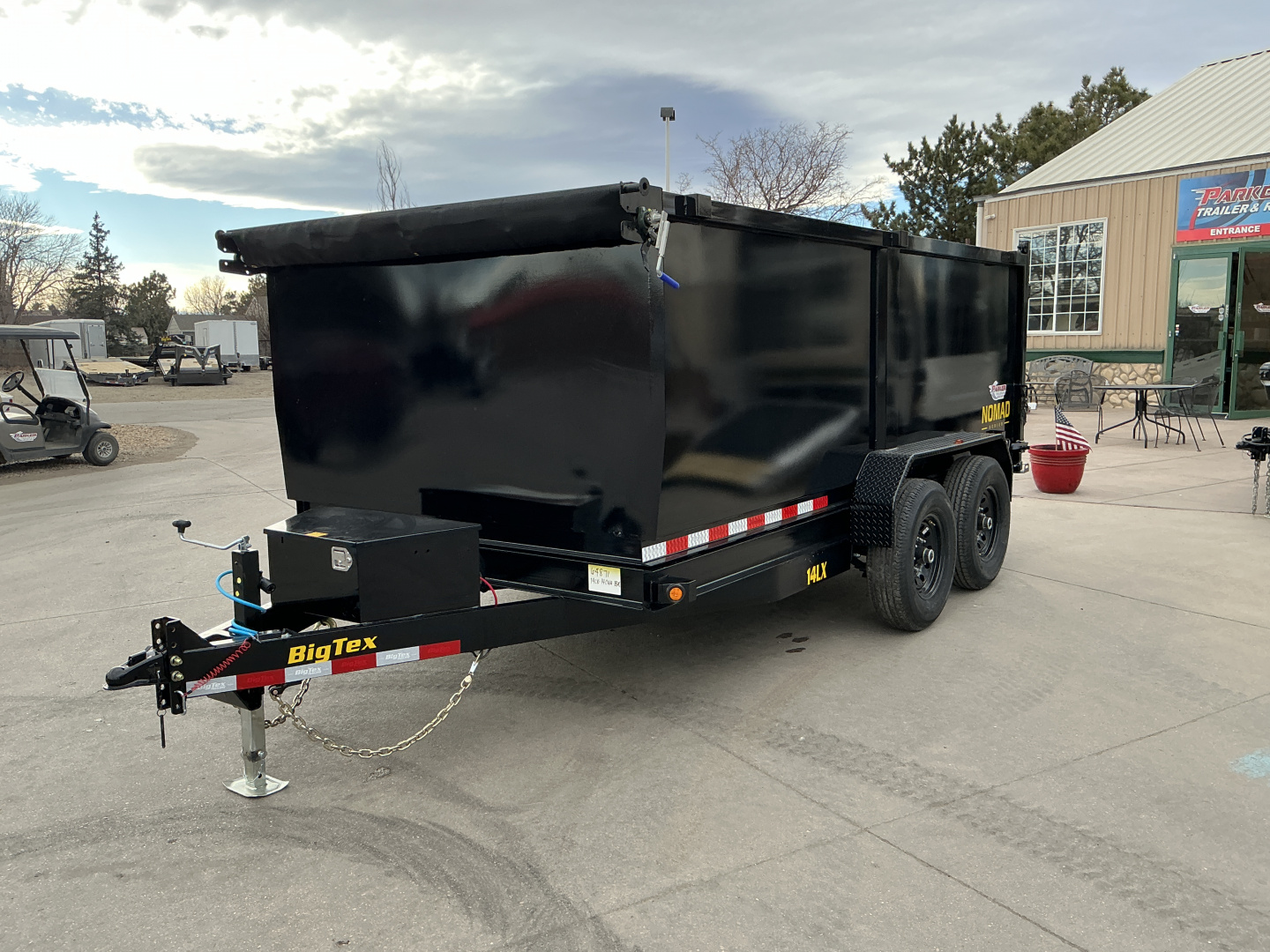 New 2026 Big Tex Trailers 14LX-14C4A-BK Dump Trailer