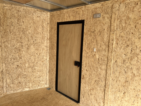 New NEW 2026 Formula 7x14 +V Traverse, 7’ TALL 80.5” Rear door open height BLACKOUT EDITION Rear Ramp Enclosed Cargo Trailer