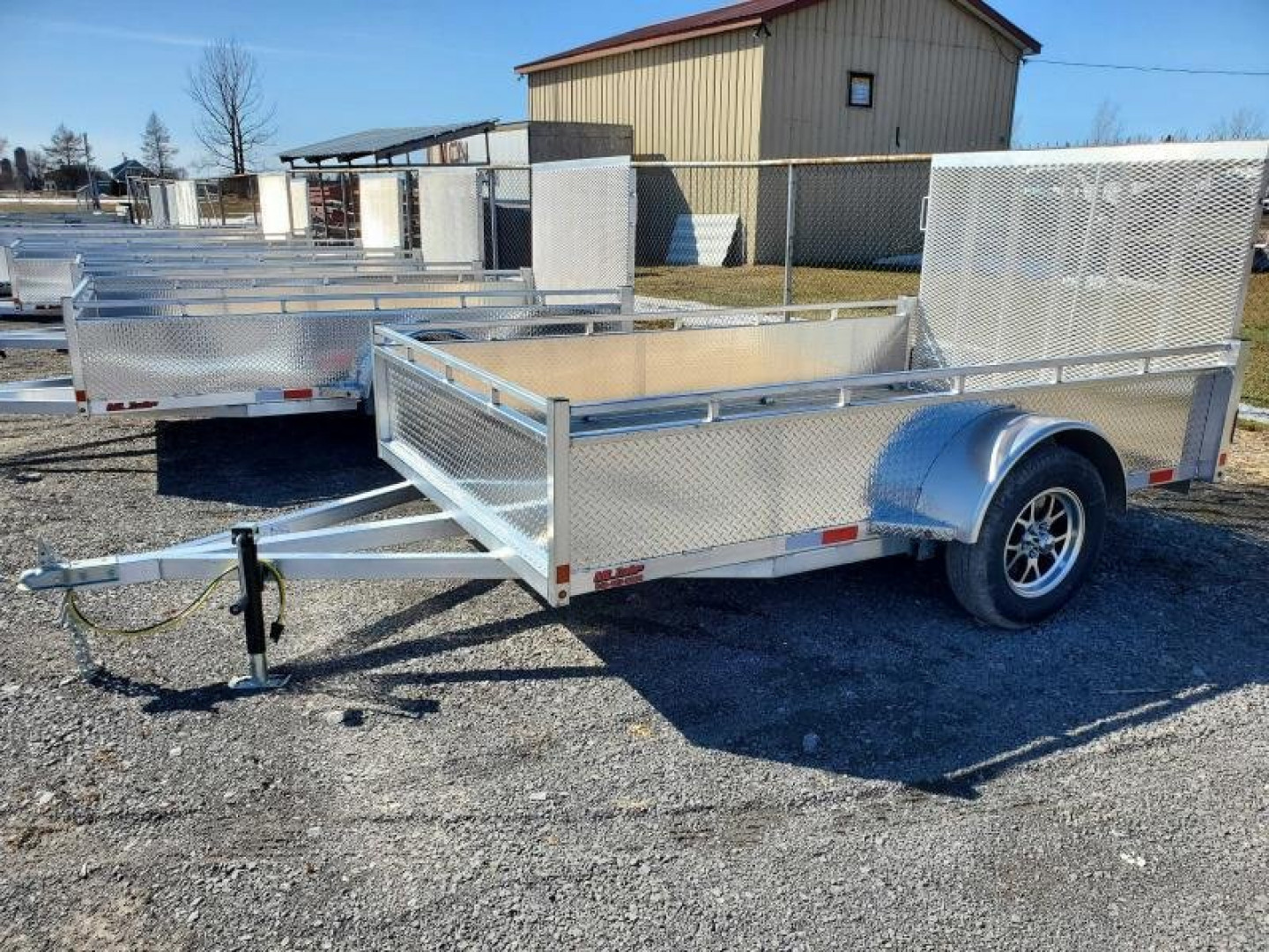 New 2026 Enbeck All Aluminum 6'x12' SA-3500 Utility Trailer