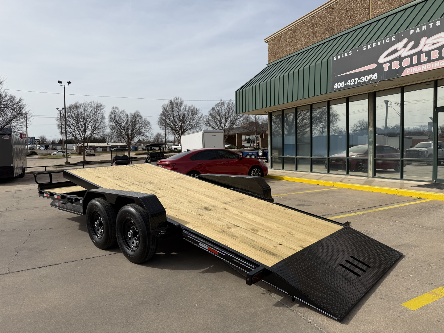 New 2026 AMW Trailers 22 X 83 TANDEM AXLE 14K EQUIPMENT TILT DECK TRAILER Equipment Trailer
