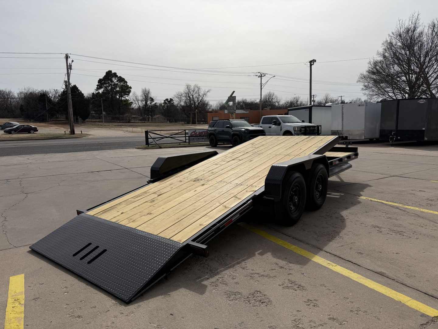 New 2026 AMW Trailers 22 X 83 TANDEM AXLE 14K EQUIPMENT TILT DECK TRAILER Equipment Trailer