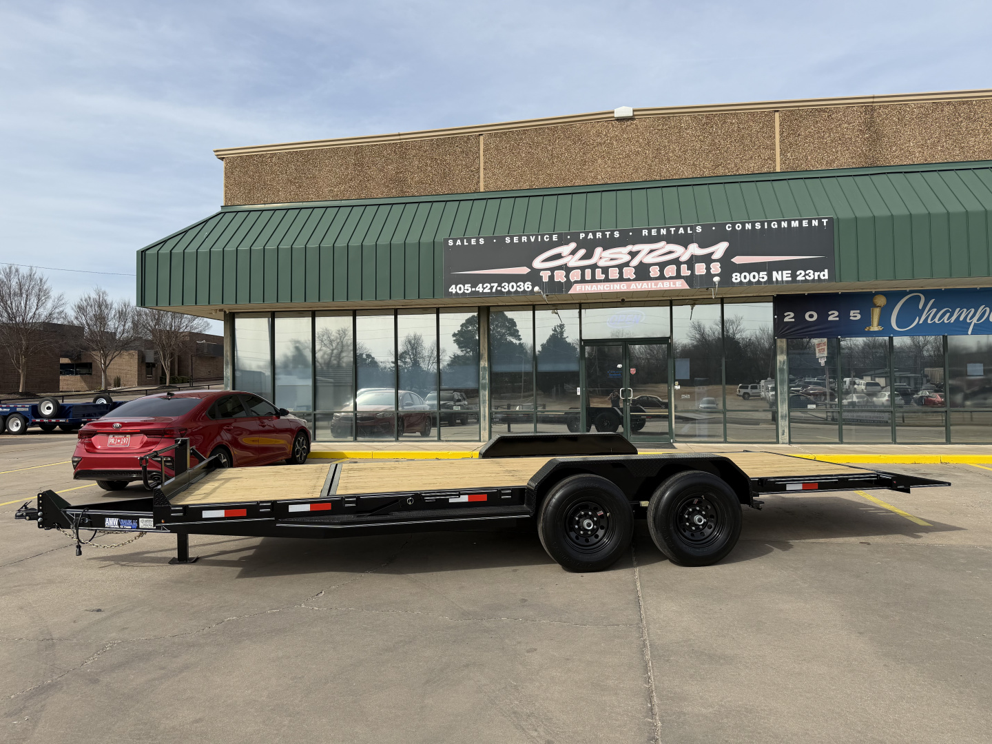New 2026 AMW Trailers 22 X 83 TANDEM AXLE 14K EQUIPMENT TILT DECK TRAILER Equipment Trailer