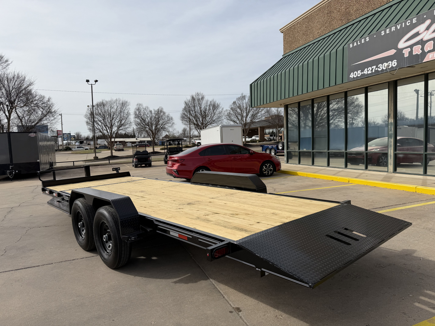 New 2026 AMW Trailers 22 X 83 TANDEM AXLE 14K EQUIPMENT TILT DECK TRAILER Equipment Trailer