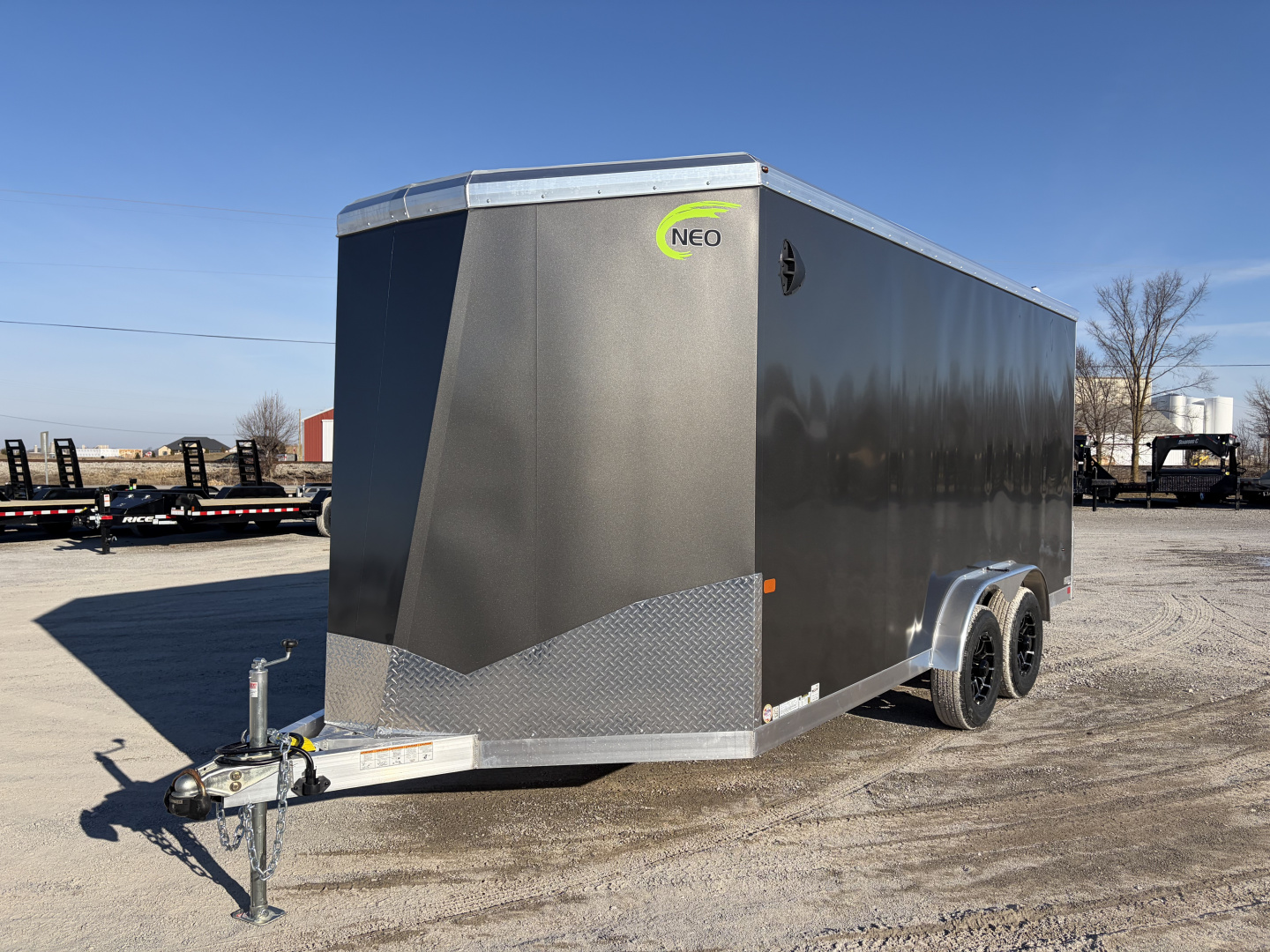 New 2026 NEO TRAILERS NHD1675TR12 (7.5' X 16') 9.9K V-Nose Cargo / Enclosed Trailer