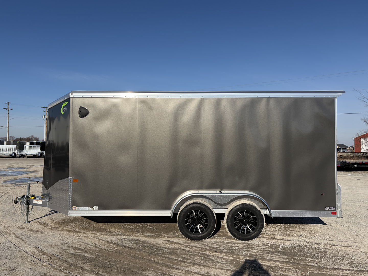New 2026 NEO TRAILERS NHD1675TR12 (7.5' X 16') 9.9K V-Nose Cargo / Enclosed Trailer