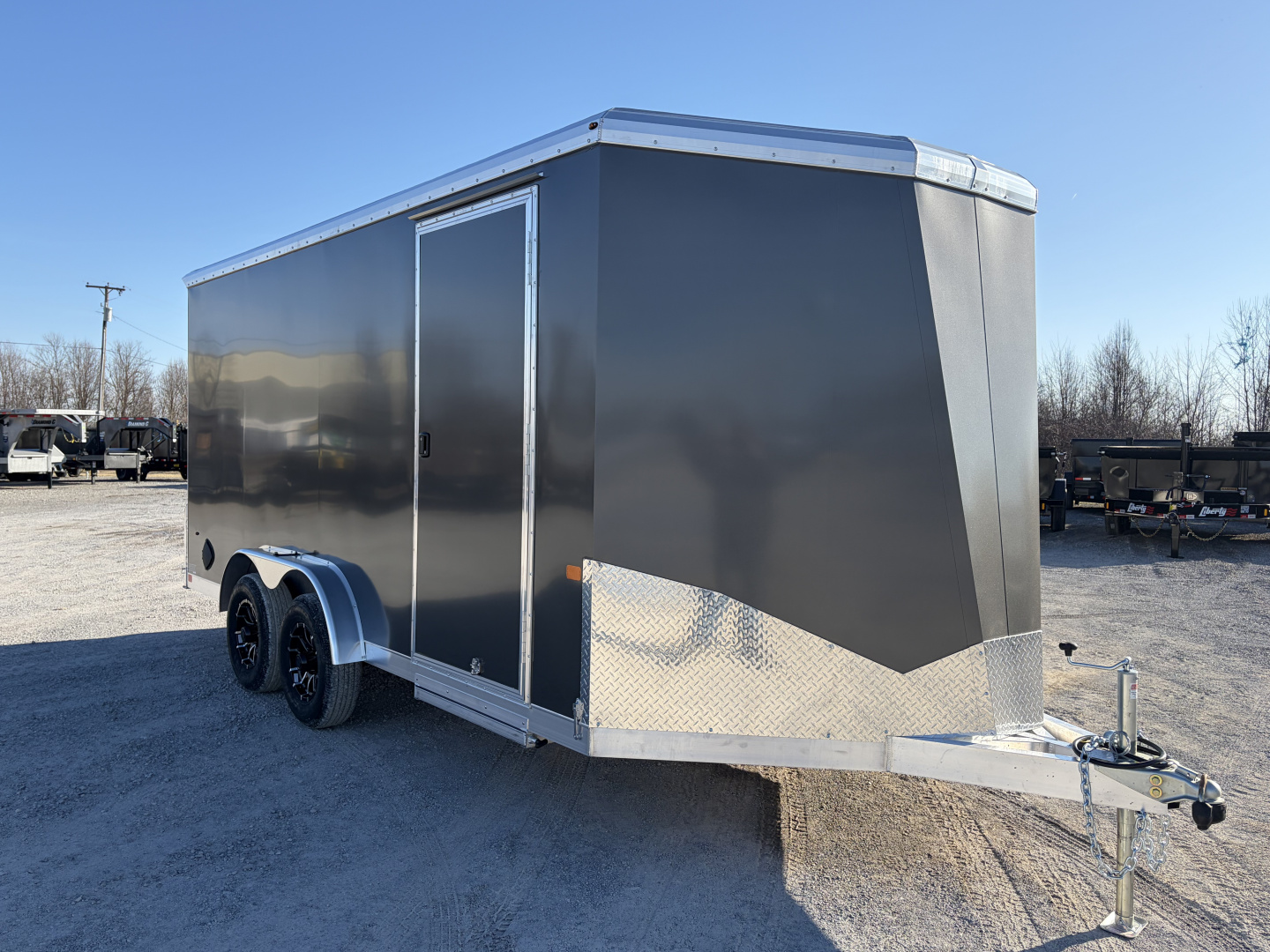 New 2026 NEO TRAILERS NHD1675TR12 (7.5' X 16') 9.9K V-Nose Cargo / Enclosed Trailer