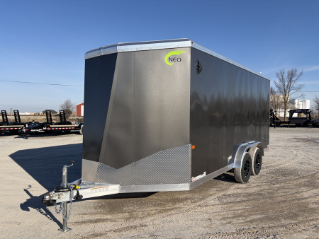New 2026 NEO TRAILERS NHD1675TR12 (7.5' X 16') 9.9K V-Nose Cargo / Enclosed Trailer
