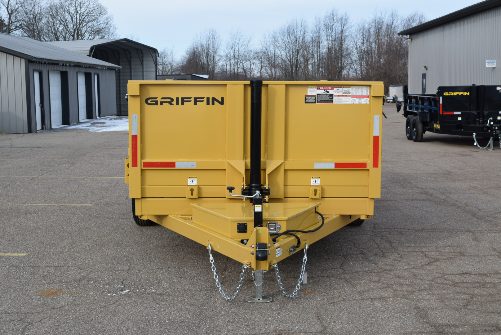 New GRIFFIN 7x14 14K DUMP TRAILER w/ TELESCOPING CYLINDER