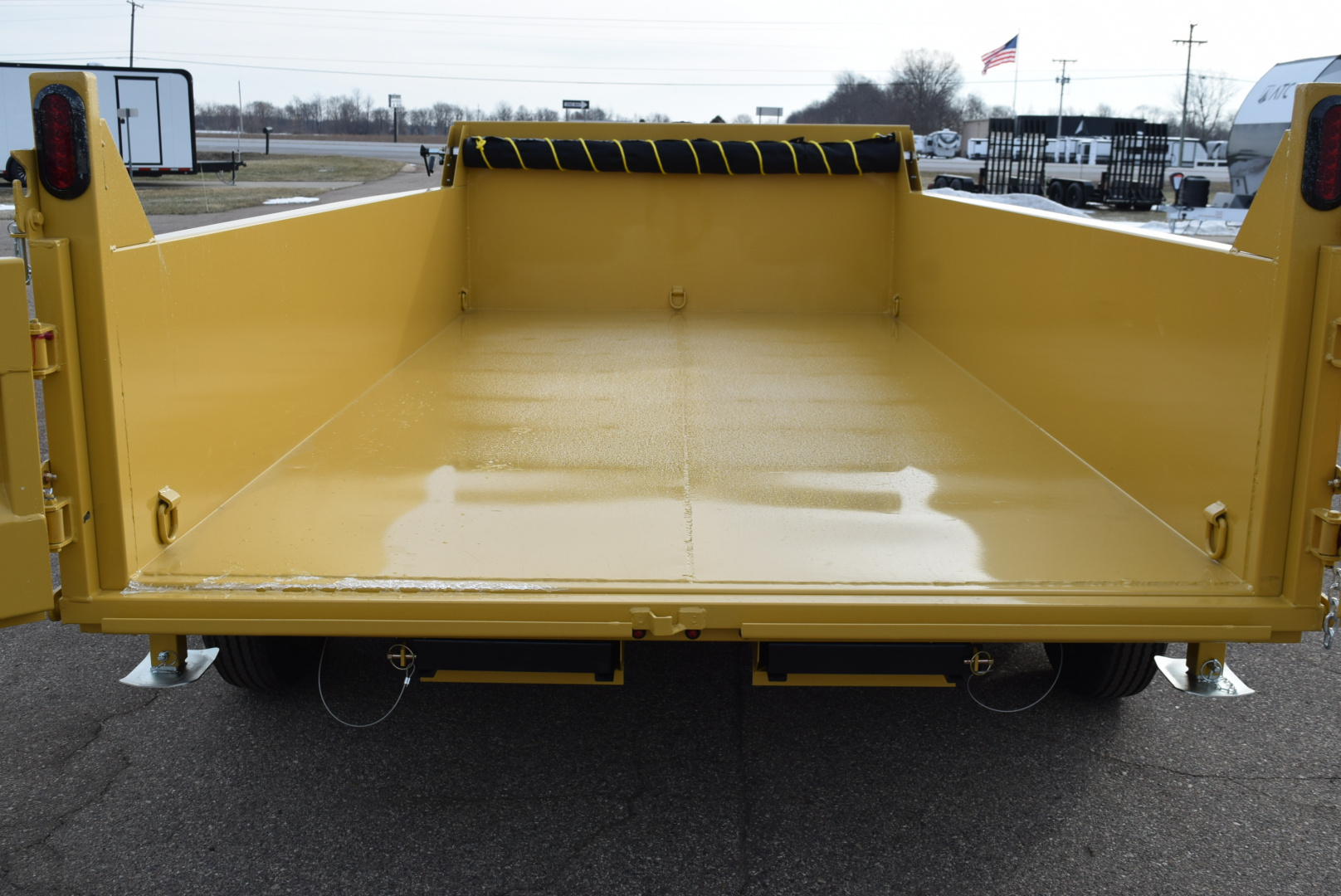 New GRIFFIN 7x14 14K DUMP TRAILER w/ TELESCOPING CYLINDER