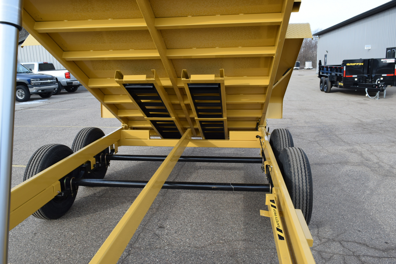 New GRIFFIN 7x14 14K DUMP TRAILER w/ TELESCOPING CYLINDER