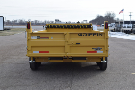 New GRIFFIN 7x14 14K DUMP TRAILER w/ TELESCOPING CYLINDER