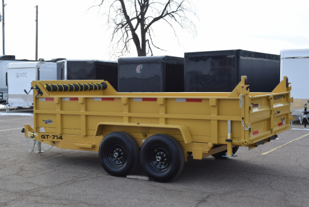New GRIFFIN 7x14 14K DUMP TRAILER w/ TELESCOPING CYLINDER