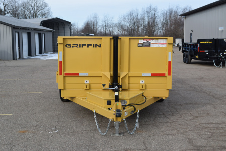 New GRIFFIN 7x14 14K DUMP TRAILER w/ TELESCOPING CYLINDER