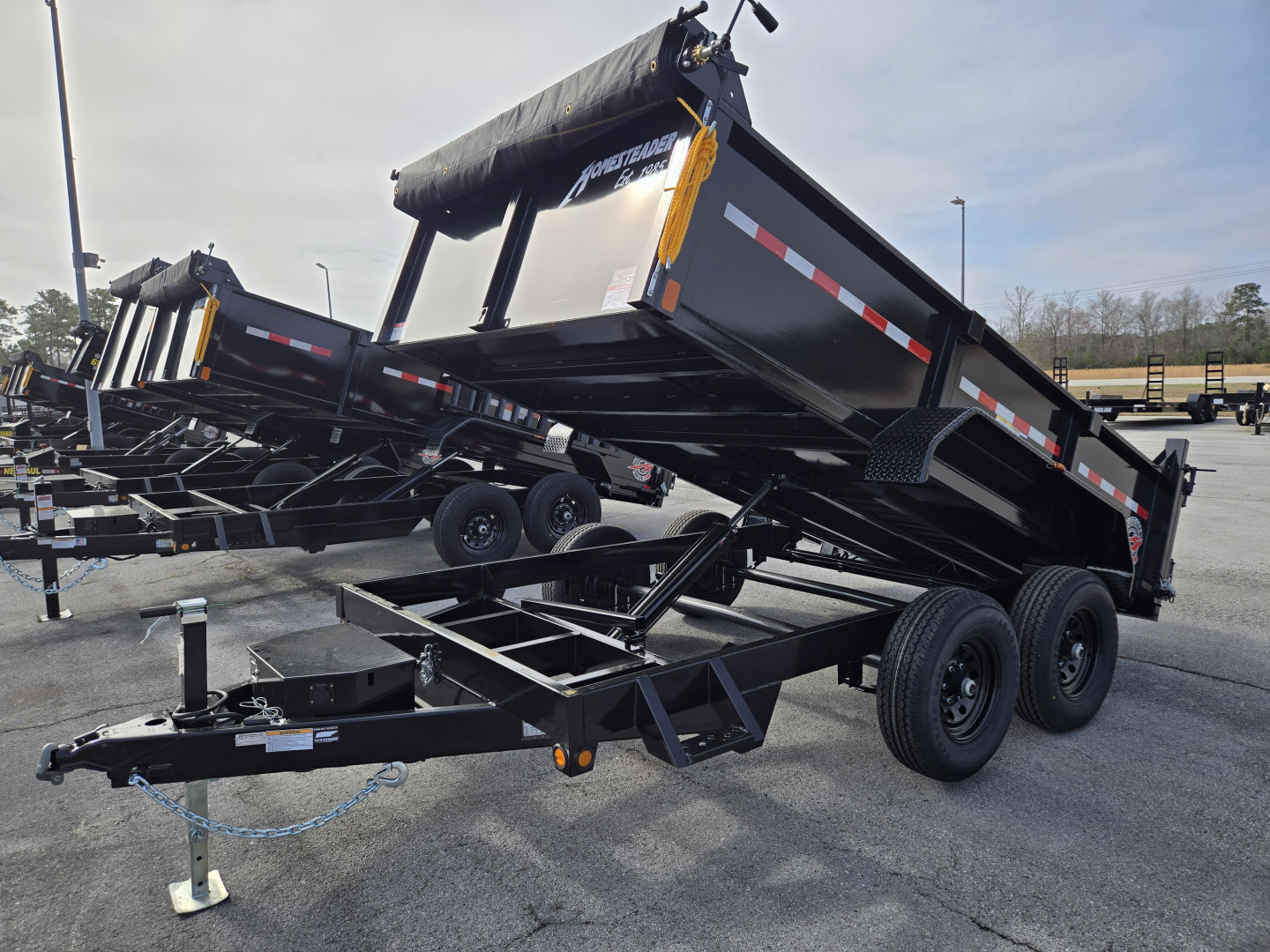 New 2026 Homesteader Trailer 712MX 10K Dump Trailer
