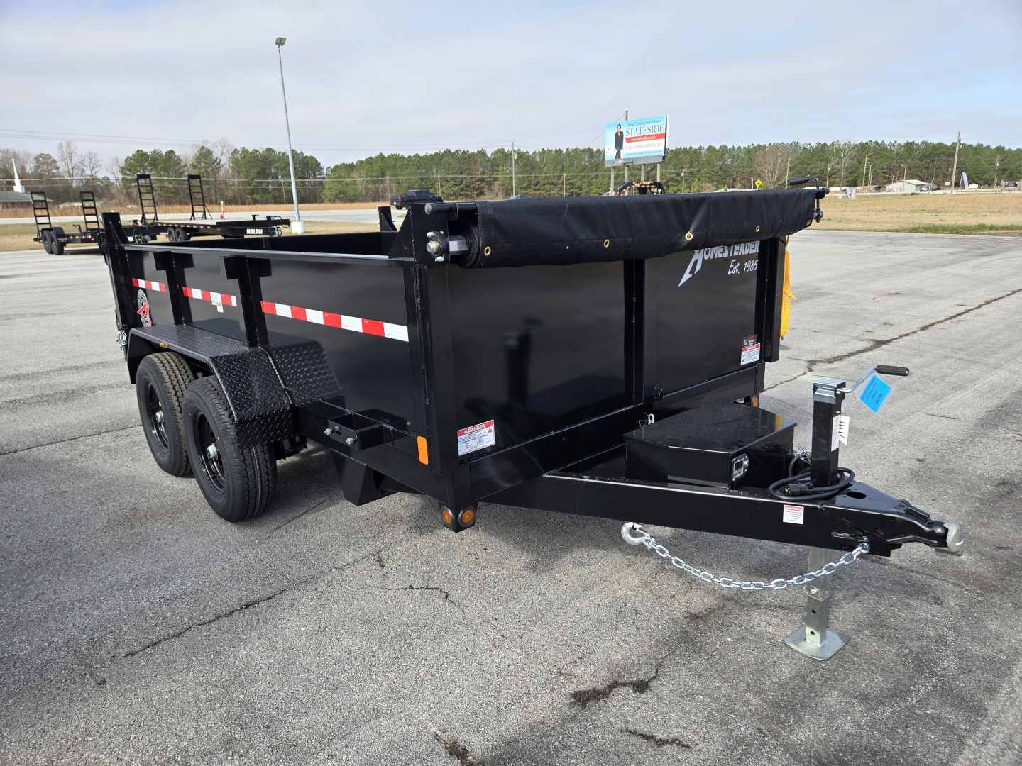 New 2026 Homesteader Trailer 712MX 10K Dump Trailer