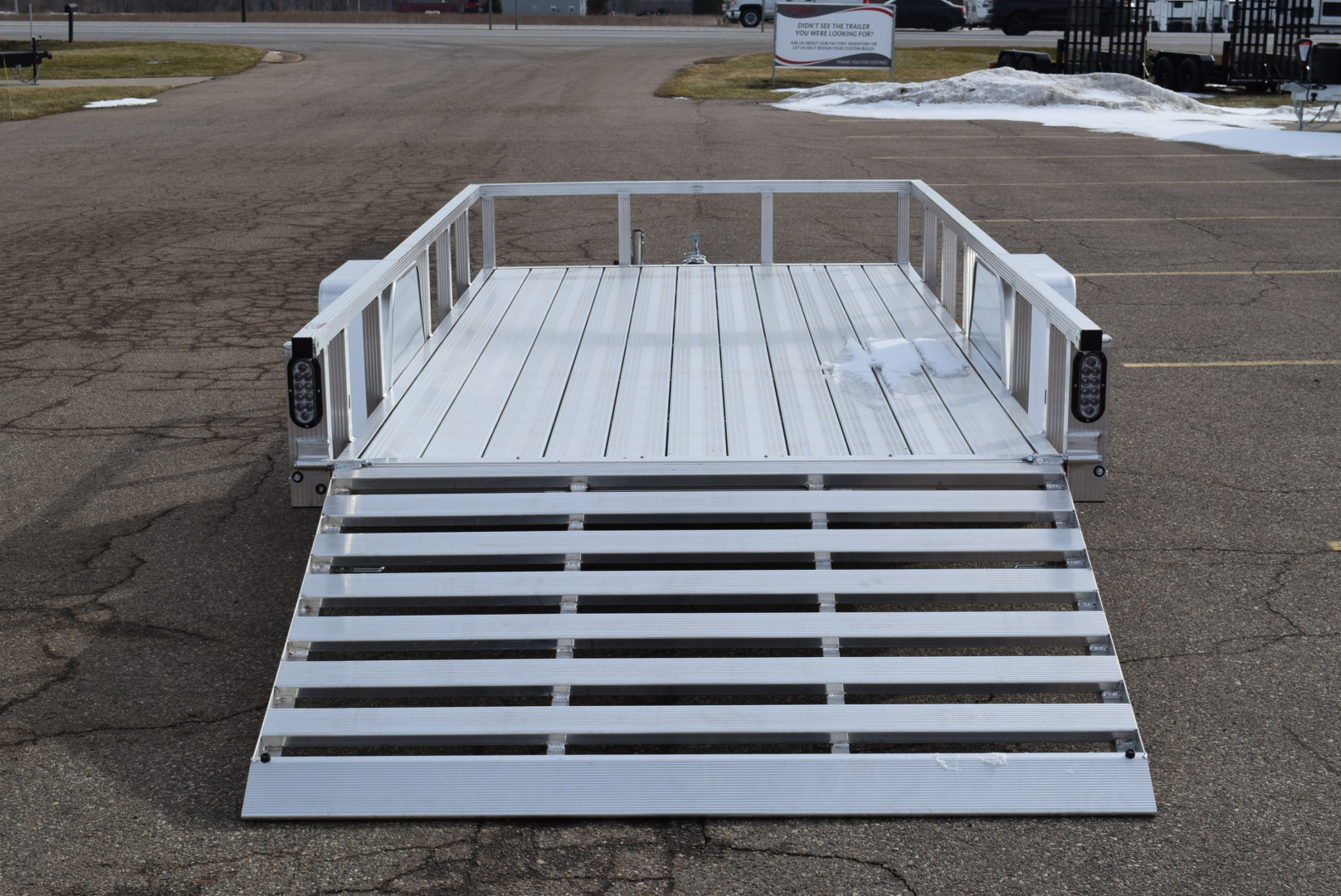 New 2026 Sport Haven 6x12 Aluminum Utility Trailer