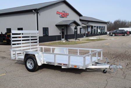 New 2026 Sport Haven 6x12 Aluminum Utility Trailer
