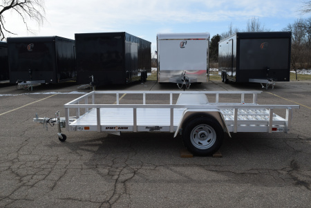 New 2026 Sport Haven 6x12 Aluminum Utility Trailer