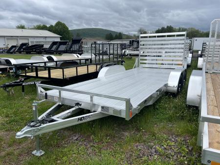 New 2026 Black Rhino UT 7x18 7K Aluminum Deck Utility Trailer