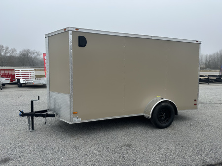 New 2026 6X12 SINGLE AXLE ENCLOSED TRAILER
