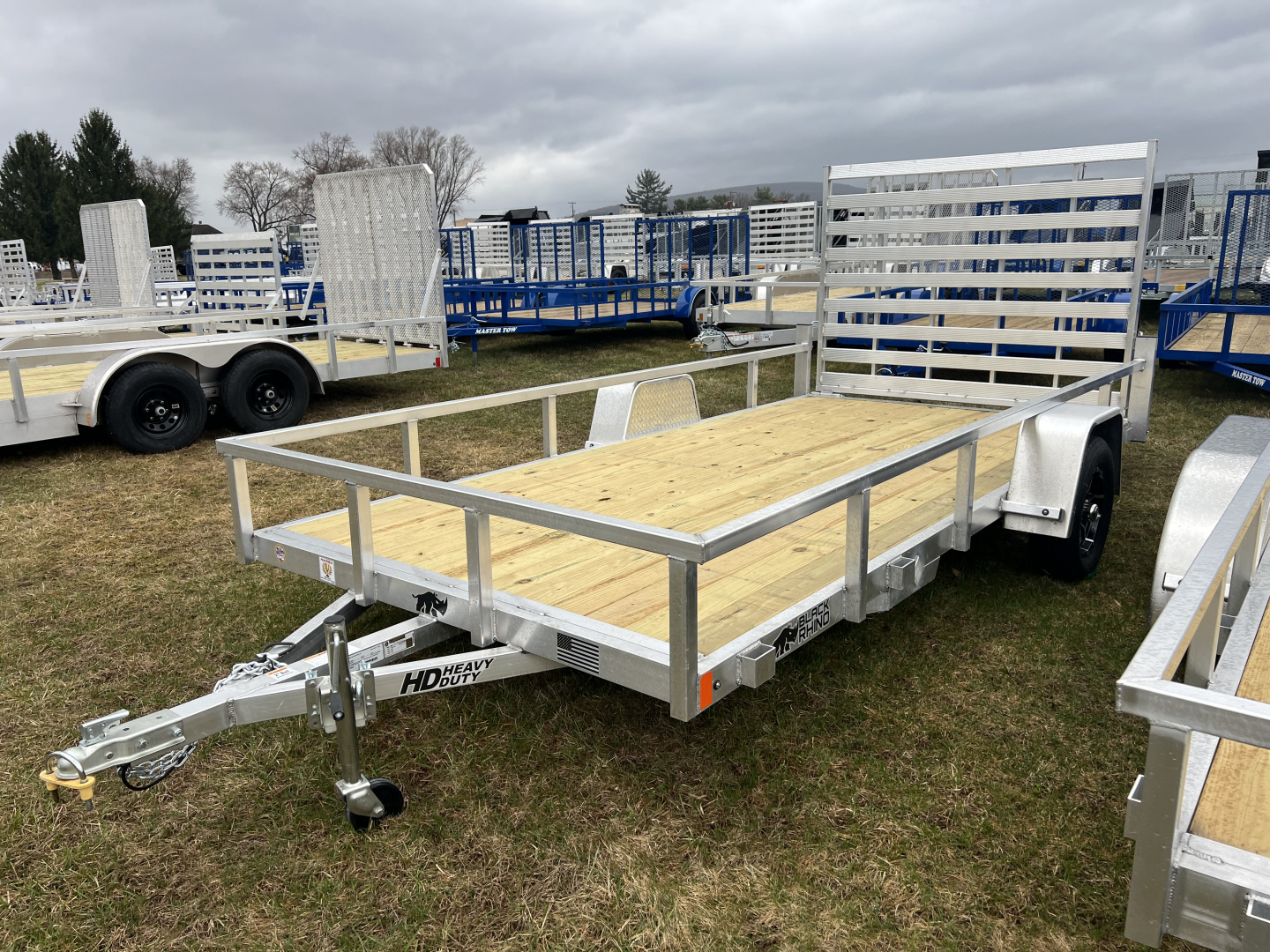 New 2026 Black Rhino LS 7x14 3K Utility Trailer