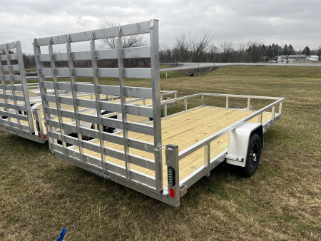 New 2026 Black Rhino LS 7x14 3K Utility Trailer