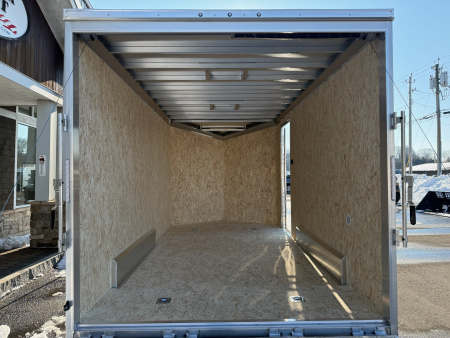 New ATC 7'6"' x 14' + 2' V-Nose Enclosed Cargo Trailer with Ramp Door 7.7K