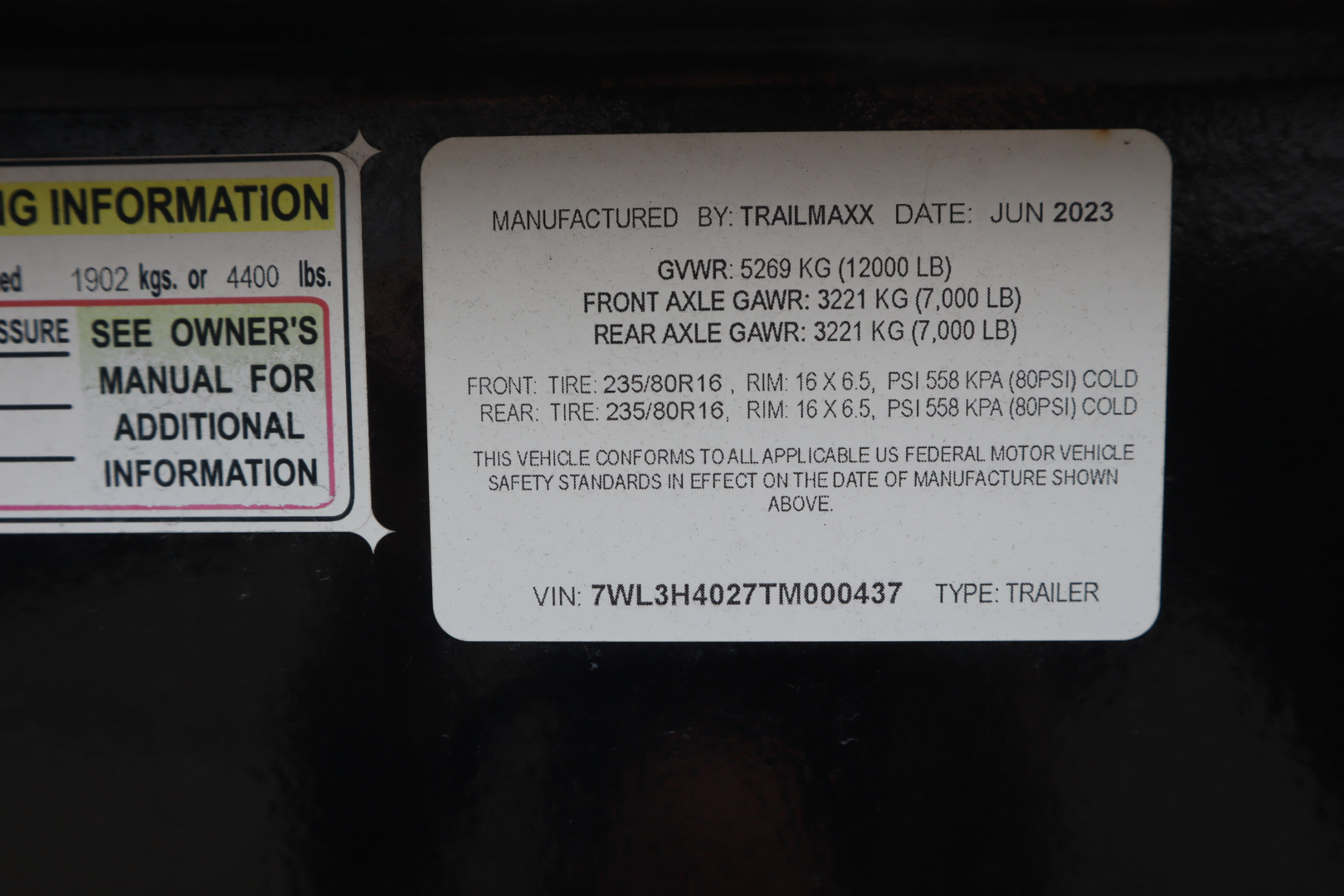 Used Repo 2023 Trail Maxx 40' Flatbed Flatbed Trailer