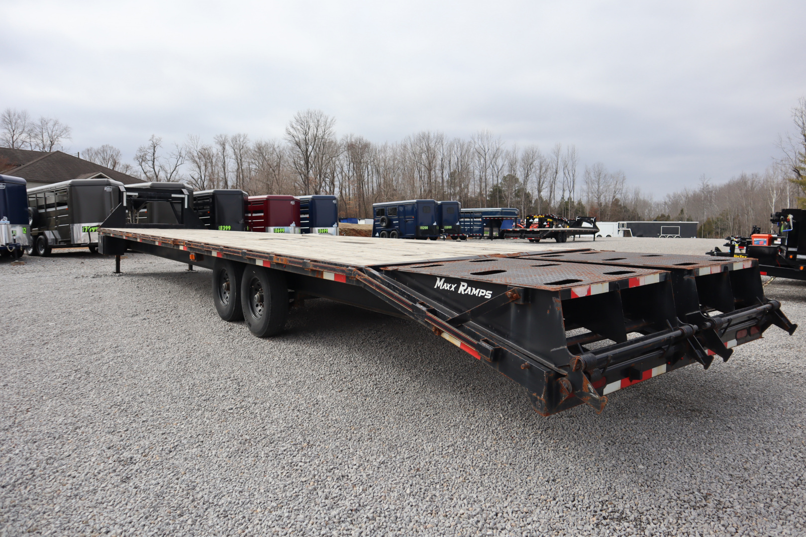 Used Repo 2023 Trail Maxx 40' Flatbed Flatbed Trailer