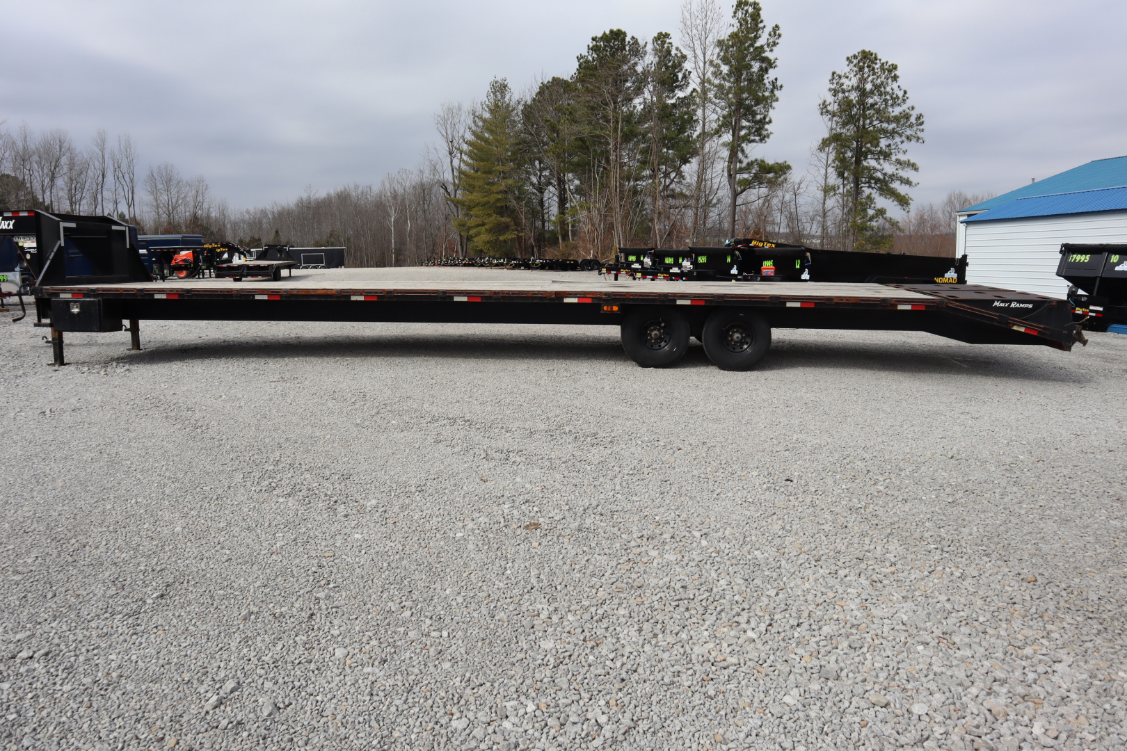 Used Repo 2023 Trail Maxx 40' Flatbed Flatbed Trailer