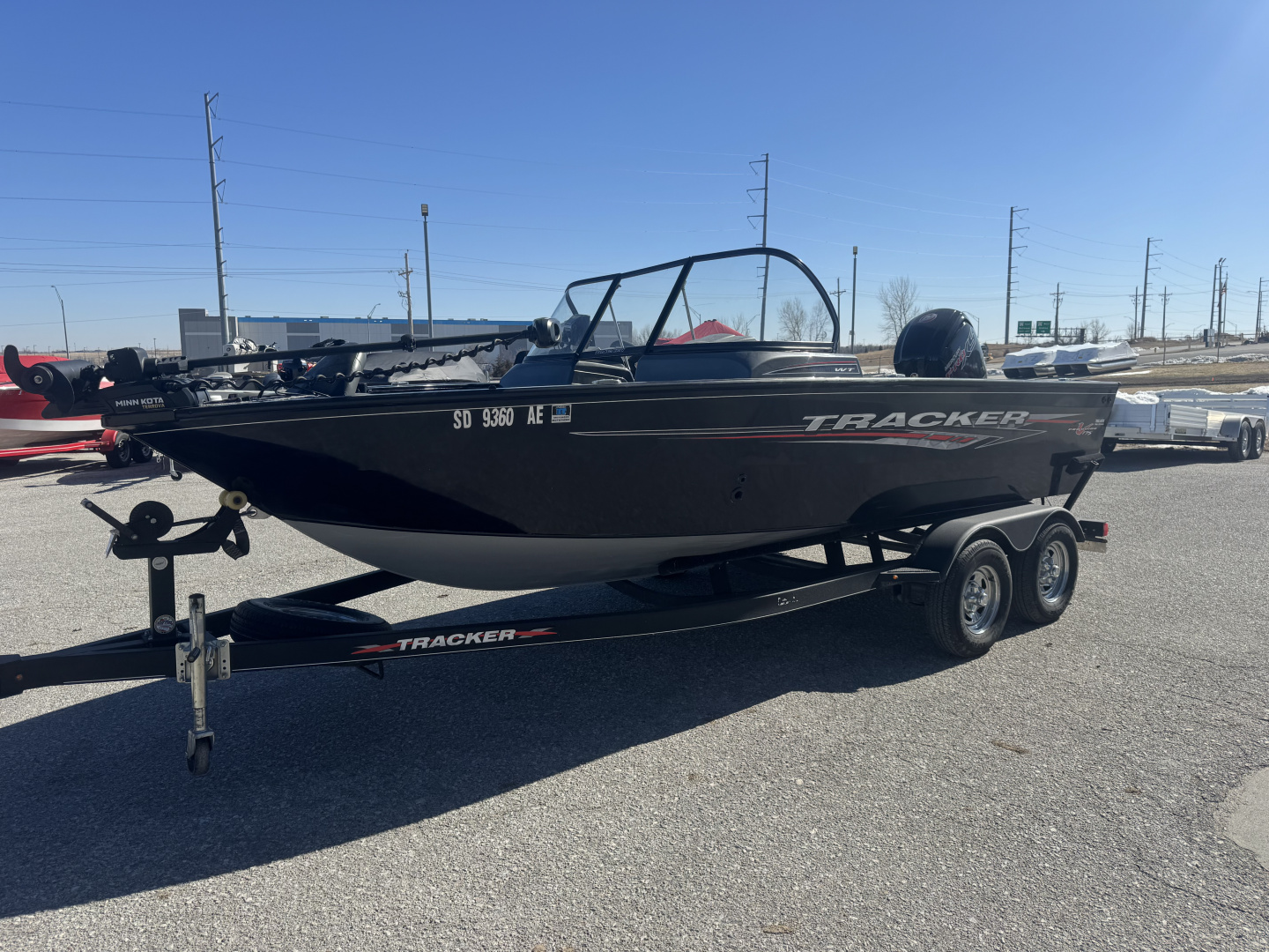 Used 2021 Tracker Boats Pro Guide Tracker Fishing Boat