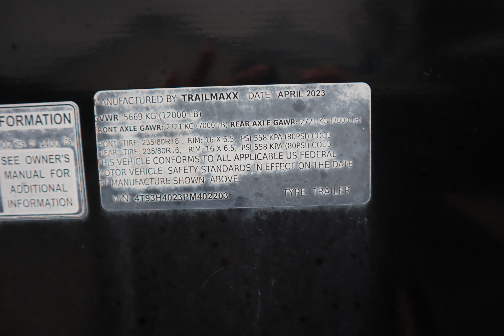 Used Repo 2023 Trail Maxx 40' Flatbed Flatbed Trailer