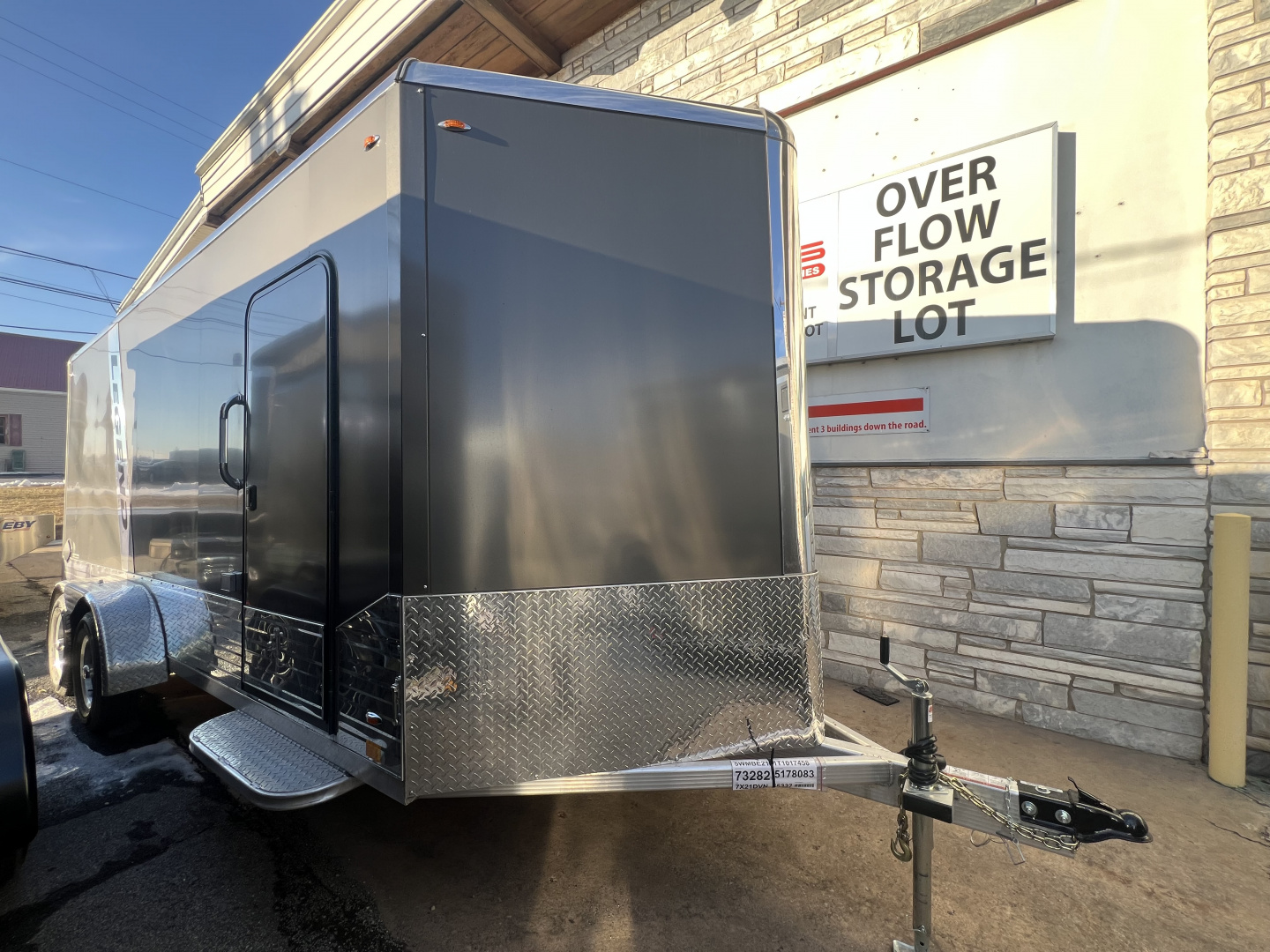 New 2025 Legend Trailers DVN 7X18 7K RAMP DOOR Cargo / Enclosed Trailer