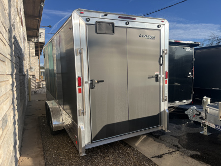 New 2025 Legend Trailers DVN 7X18 7K RAMP DOOR Cargo / Enclosed Trailer