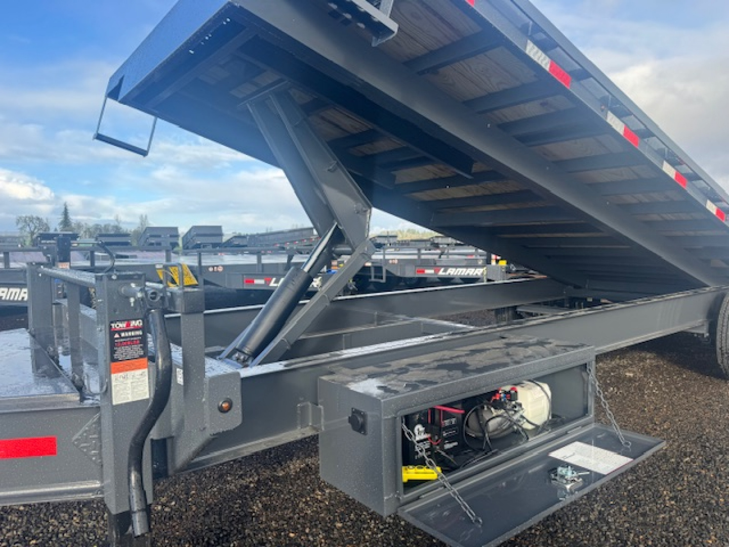 New 2026 LAMAR TRAILERS FA 102x26 21K FULL POWER Tilt Trailer