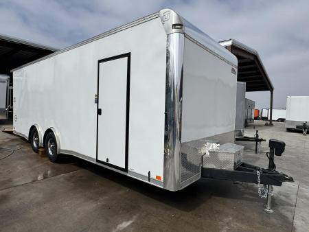 Used 2024 United Trailers USED 8.5X24 ENCLOSED TRAILER CAR HAULER WITH WINCH & ELECTRIC JACK Car / Racing Trailer