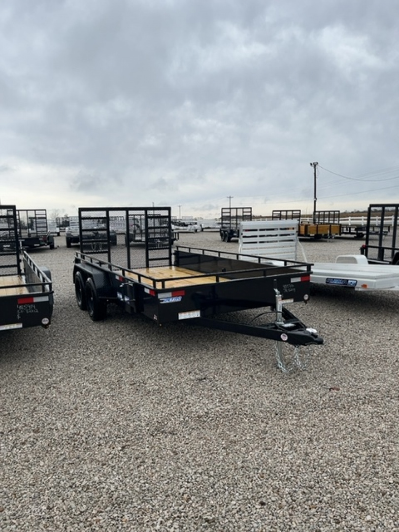 New 2026 Sure-Trac 7 x 14 7K Steel High Side Utility Trailer