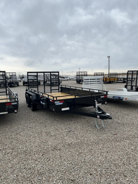 New 2026 Sure-Trac 7 x 14 7K Steel High Side Utility Trailer