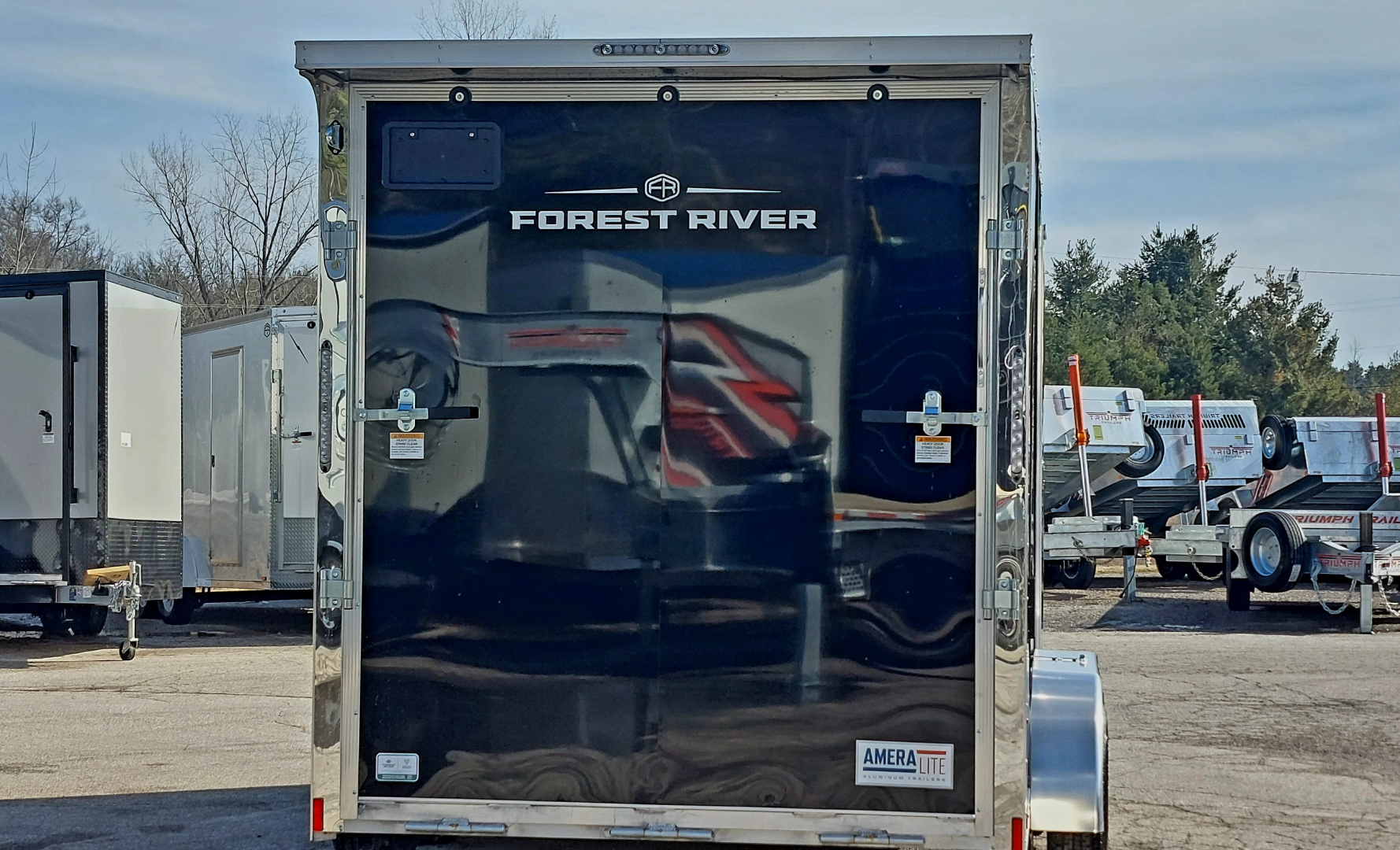 New 7 X 14 CARGO ENCLOSED AMERA-LITE BY FOREST RIVER POLYCOMPOSITE EXTERIOR 2026 ALL ALUMINUM