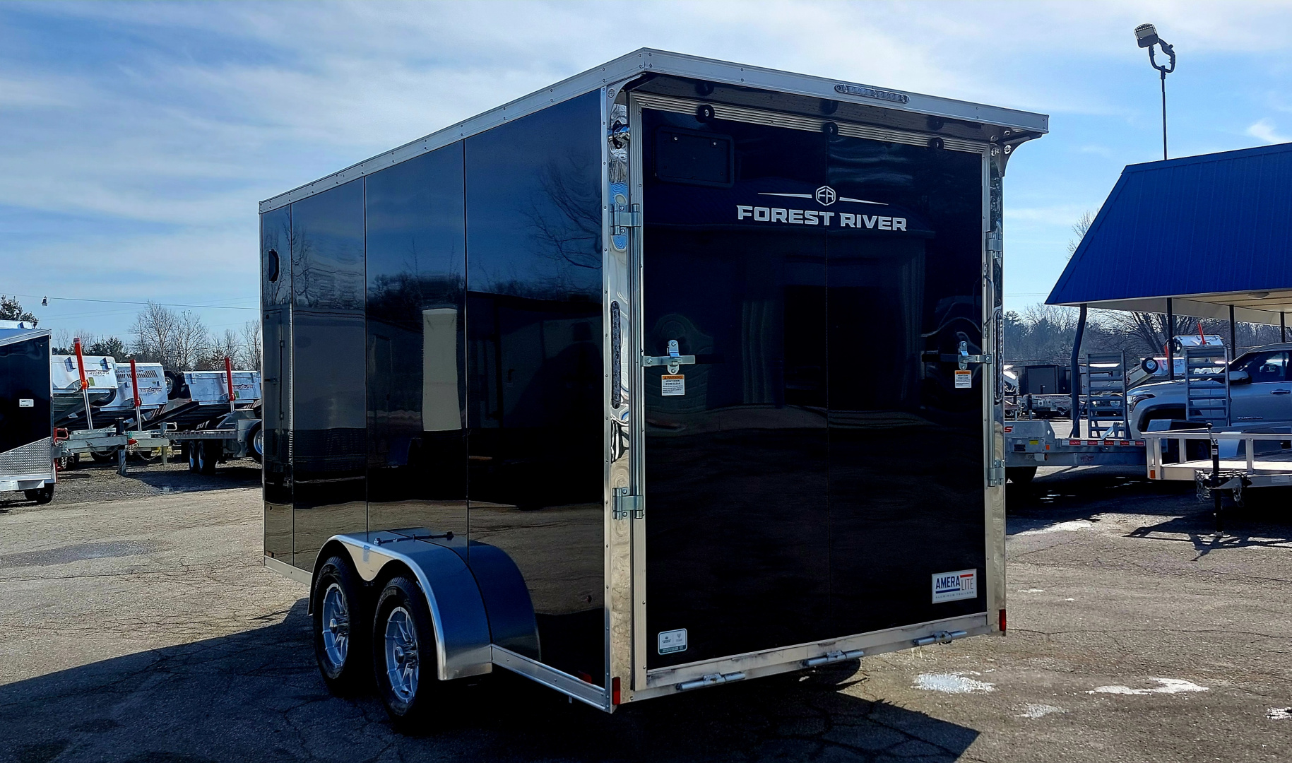 New 7 X 14 CARGO ENCLOSED AMERA-LITE BY FOREST RIVER POLYCOMPOSITE EXTERIOR 2026 ALL ALUMINUM