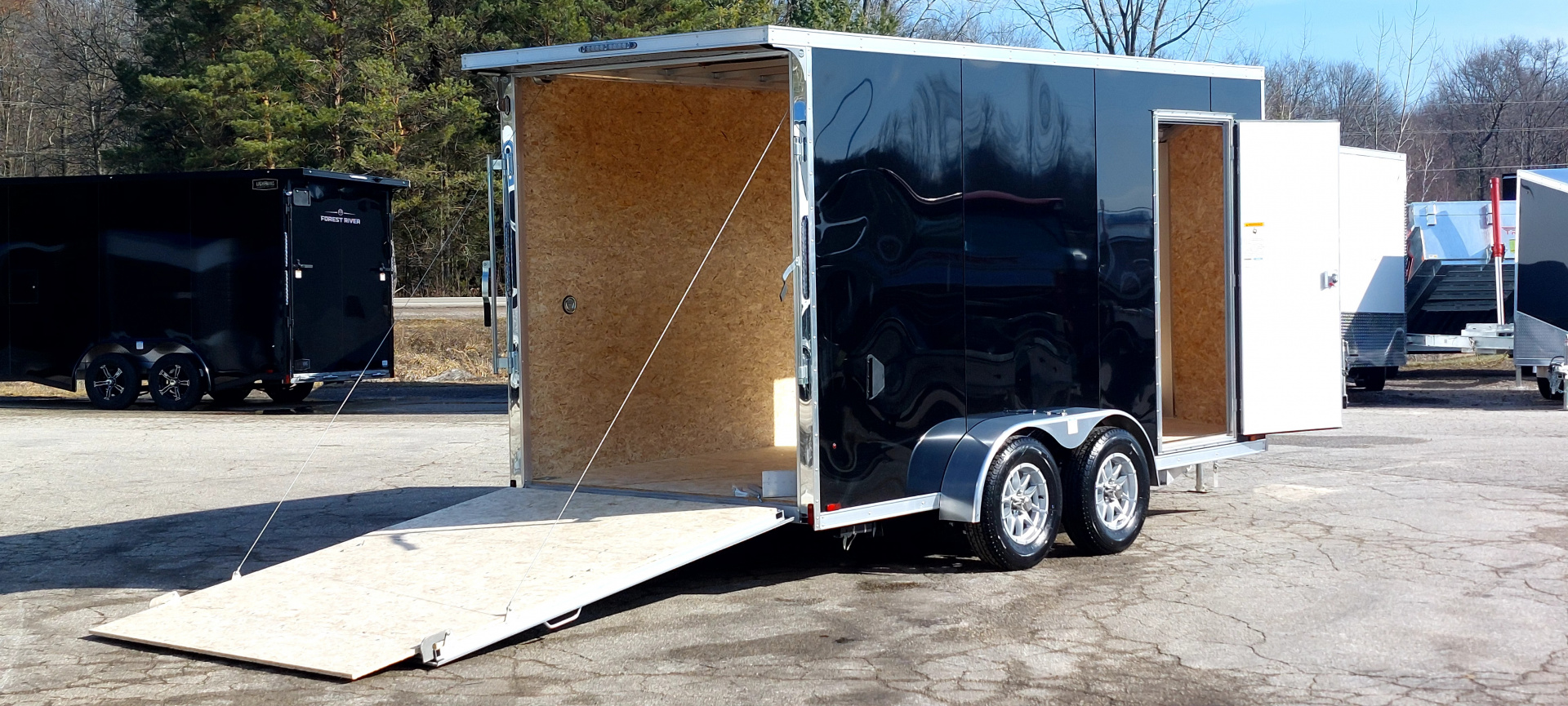 New 7 X 14 CARGO ENCLOSED AMERA-LITE BY FOREST RIVER POLYCOMPOSITE EXTERIOR 2026 ALL ALUMINUM
