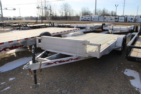 New 2026 Wolverine Trailers 7X18 7K GVWR ALUMINUM STOCK ID 6173 Utility Trailer