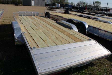 New 2026 Wolverine Trailers 7X18 7K GVWR ALUMINUM STOCK ID 6173 Utility Trailer