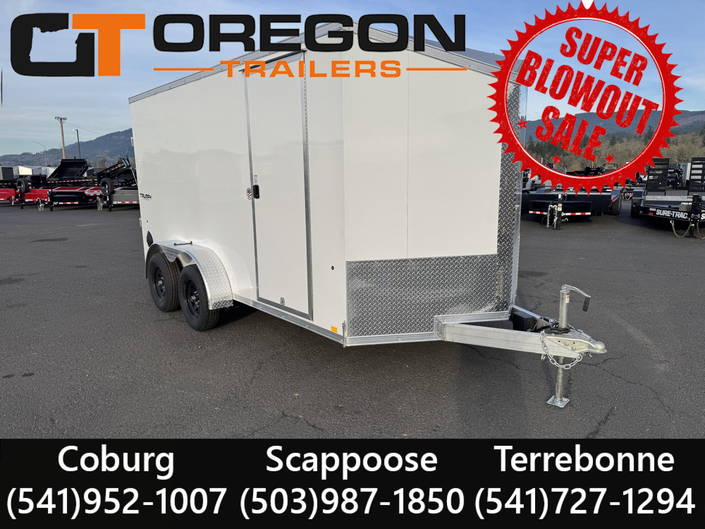 New 2026 Formula Triumph 7x14 Aluminum Enclosed Trailer 7k GVWR