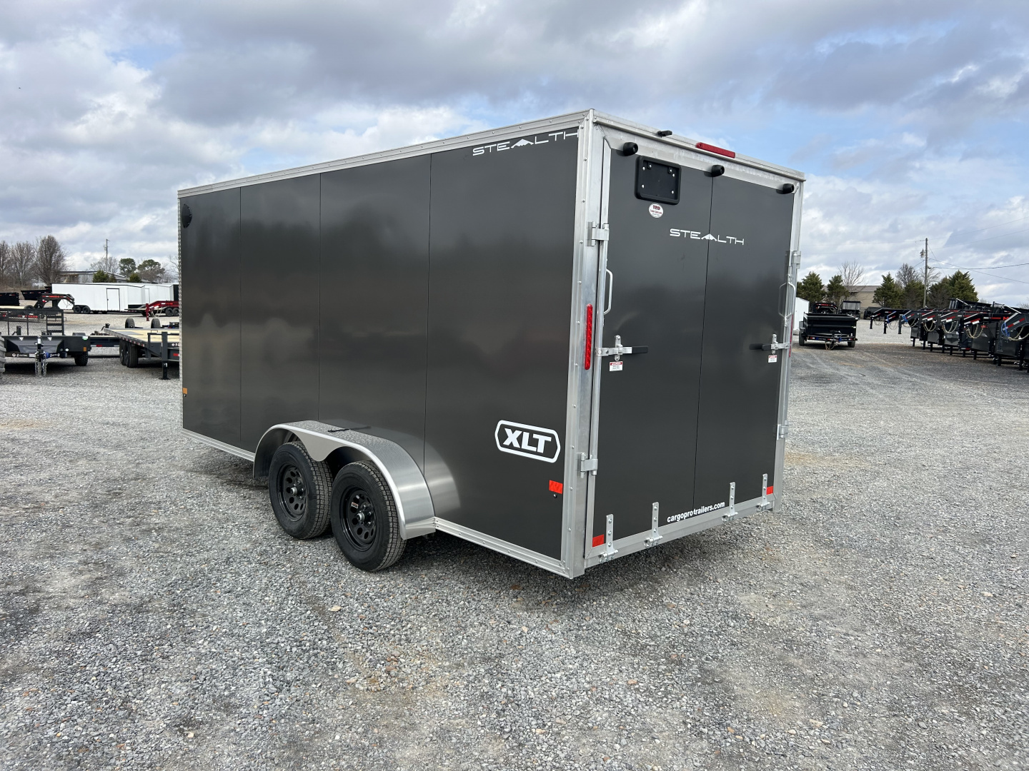 New 2026 ALCOM 7'x16' Aluminum Enclosed Trailer