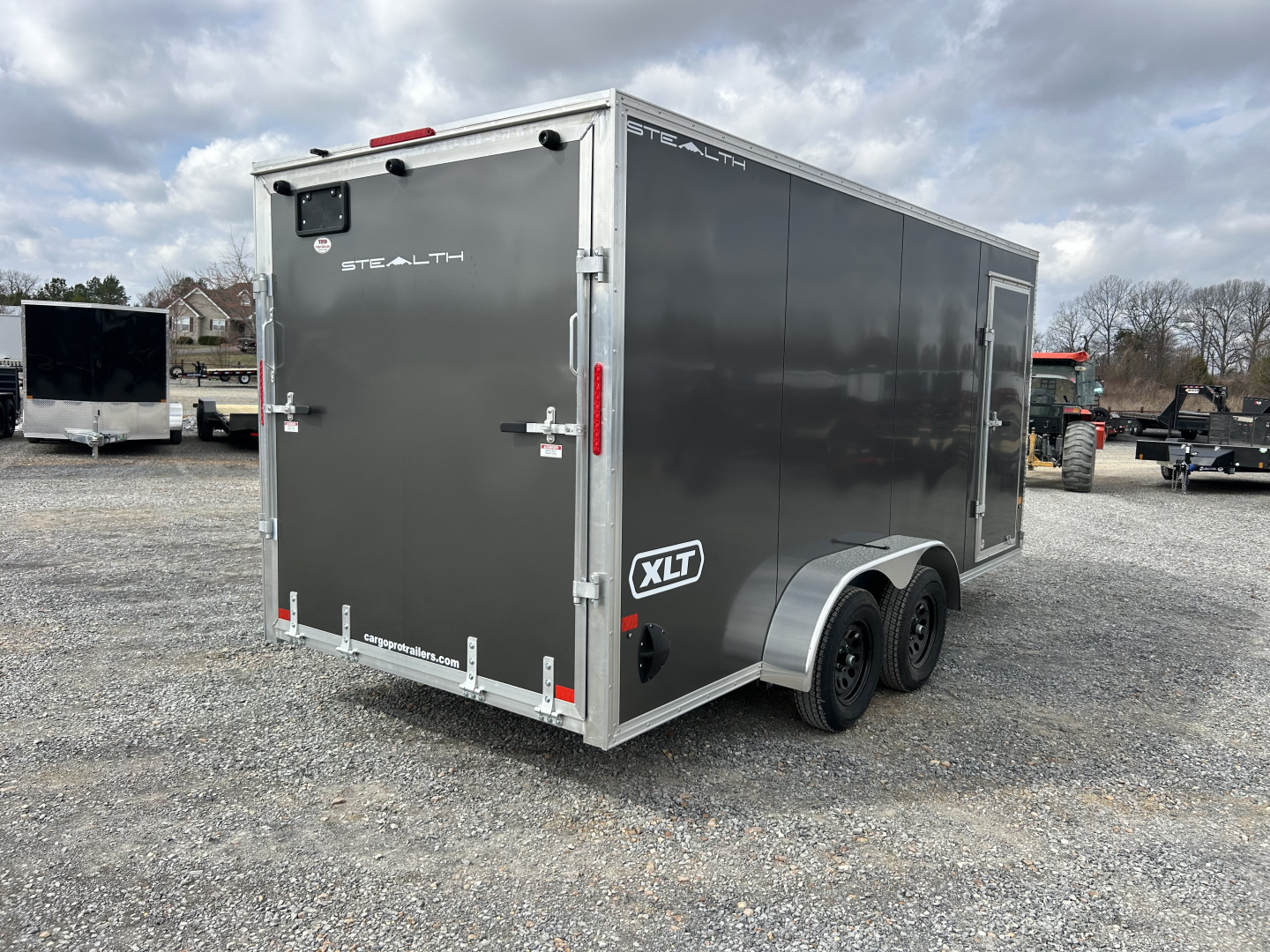 New 2026 ALCOM 7'x16' Aluminum Enclosed Trailer